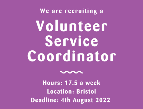 We are recruiting a Volunteer Service Coordinator